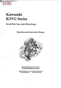 K3VG Operations manual